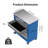 5-Drawer Tool Chest, Rolling Tool Chest with Wheels, Foot Pads&Locking System,Mobile Storage Tool Cabinet