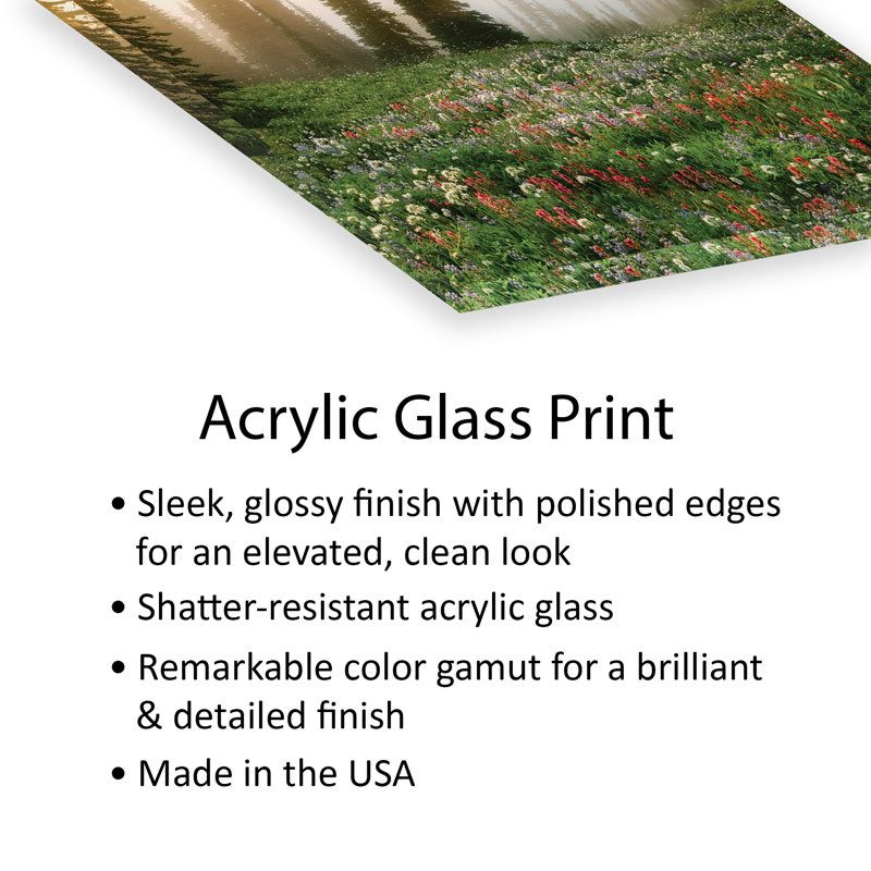 Rainier Wildflowers, H 24 po x l 16 po x P 0,25 po, Unframed