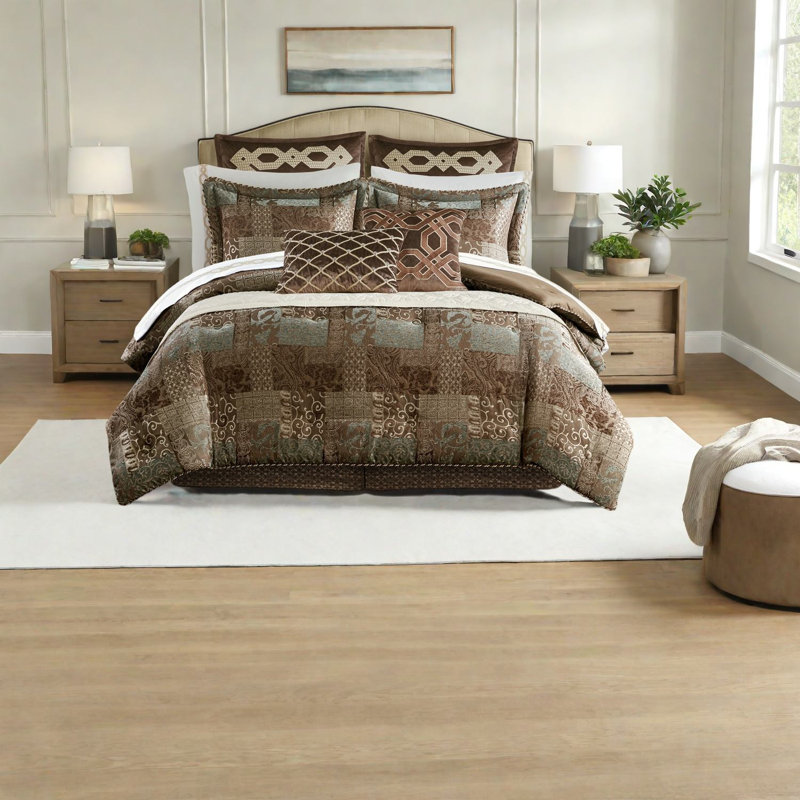 Ensembles de literie en poly durable, style luxueux rouge pour la maison