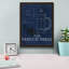 «Coffee Blueprint 1 1ndigo» par Marco Fabiano, art mural sur toile-512407227