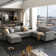 U shaped Corner Modular Sectional Reversible Sofa Couch with Storage Seat