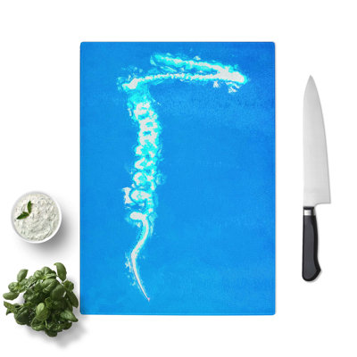 Tempered Glass Stunt Plane Chopping Board