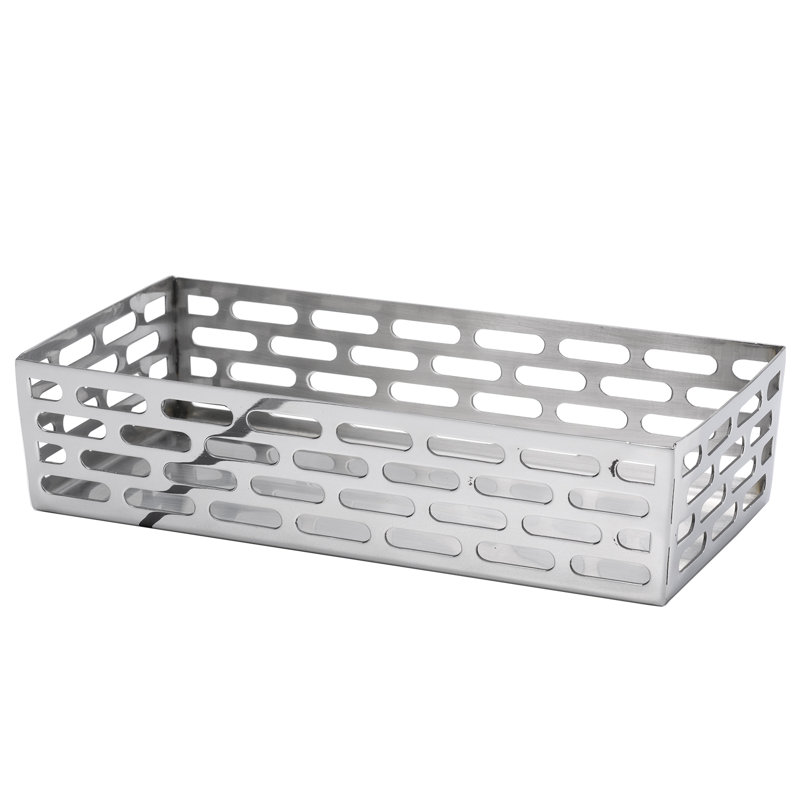 Panier à pain en acier inoxydable, Poli