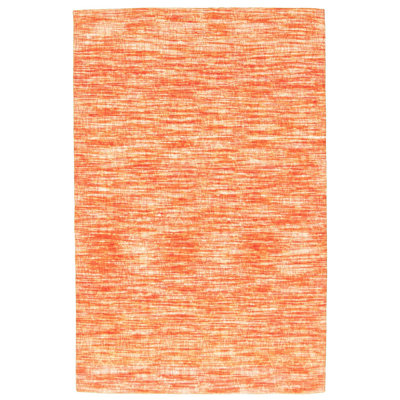 Tapis de zone rouge noué la à la main Mitch
