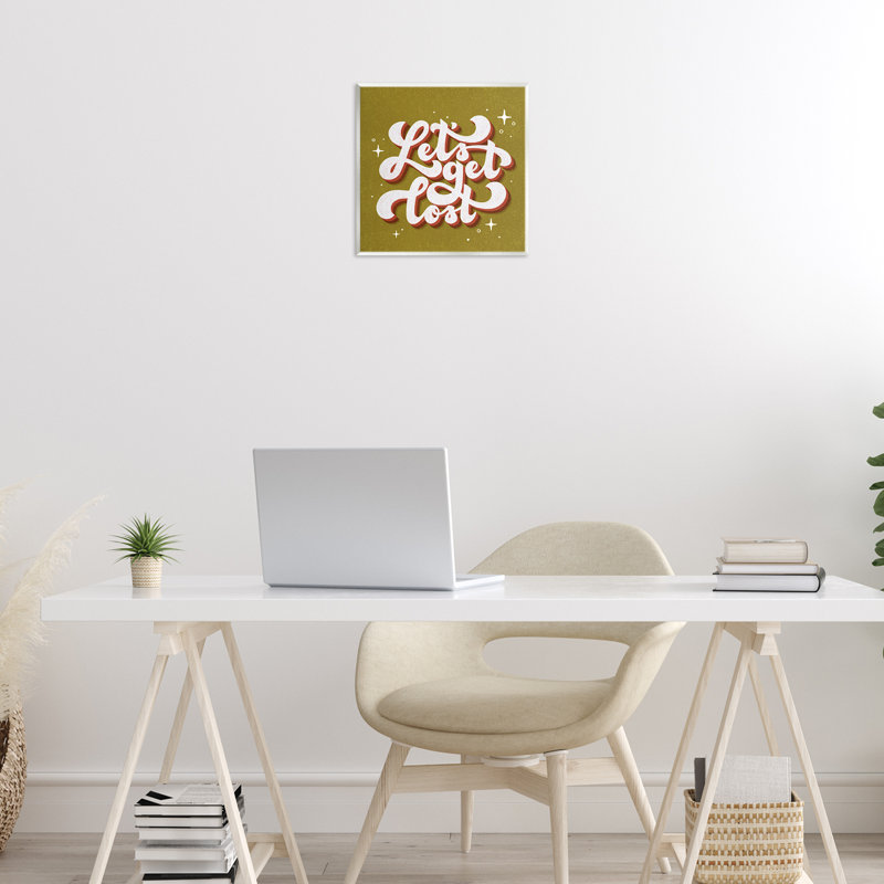 Let's Get Retro Lettrage, plaque murale, design par Sarah Hickman