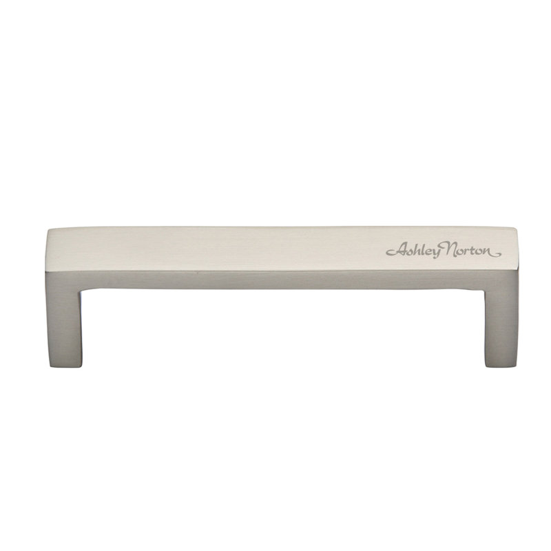 Cabinet 4" Center to Center Bar Pull, Satin Nickel, 6"