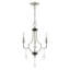 Lustre classique à 3 lumières de style bougie avec détails en cristal Danaleigh-761241613