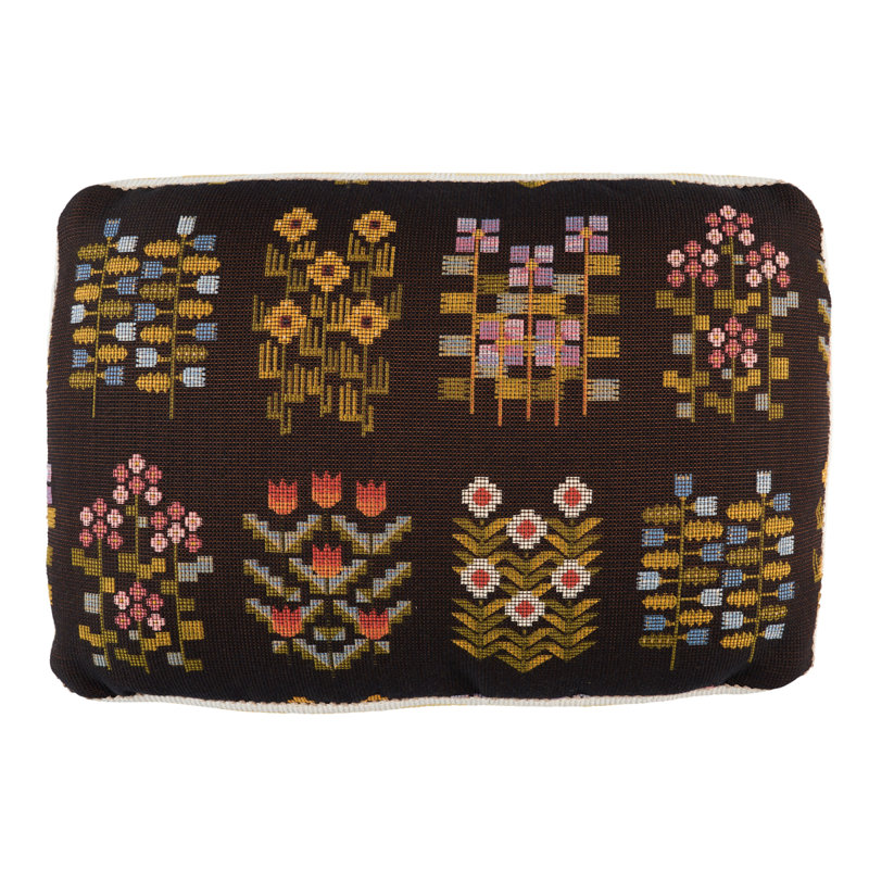 Annika Floral Tapestry Box Pillow