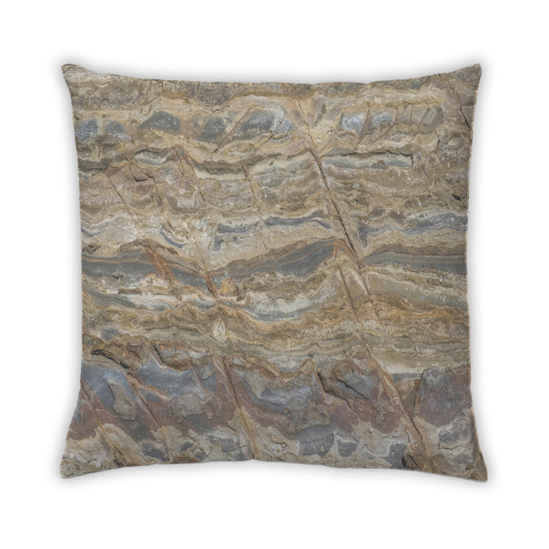 Coussin Earth Rock 7, Microsuède