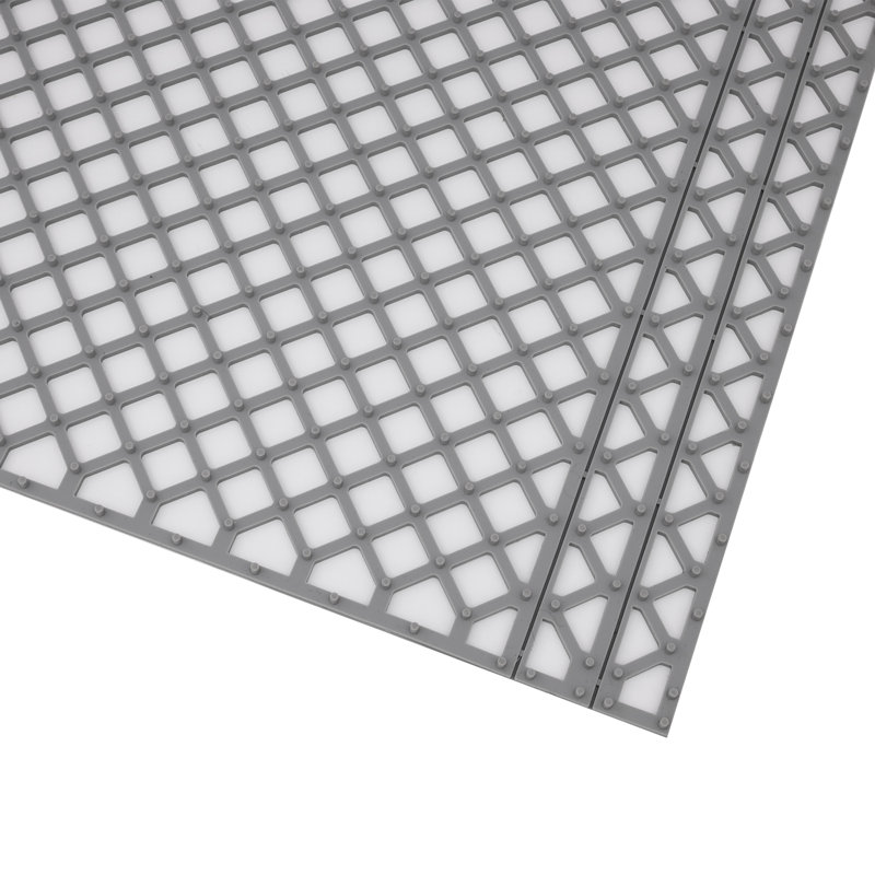 Tapis d'évier en silicone Ruvati pour évier RVH7400 - gris - 