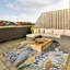  Floral Colorful Design Outdoor Rug Pink/Green/Ivory Multi-1501773434