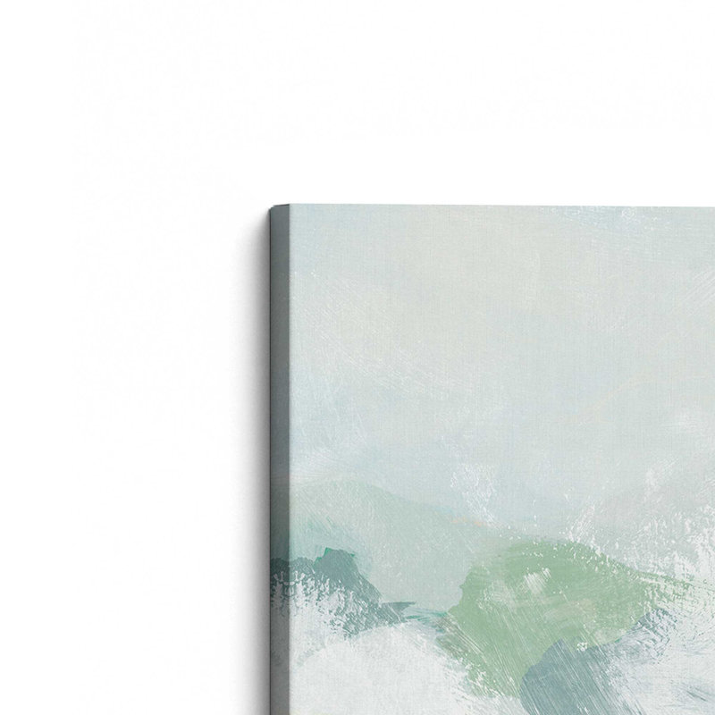 Verdant Rolling Waves I, reproduction d'art sur toile tendue, H 24 po x l 24 po