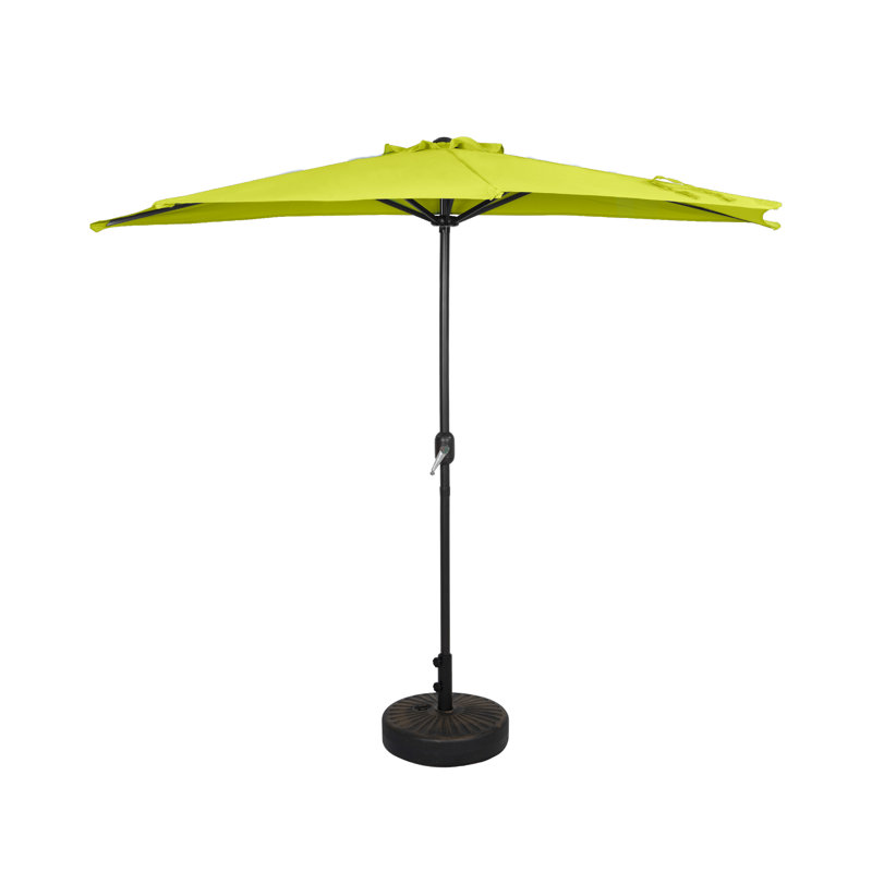 Parasol de marché 9 pi Nicholls, Vert lime / bronze