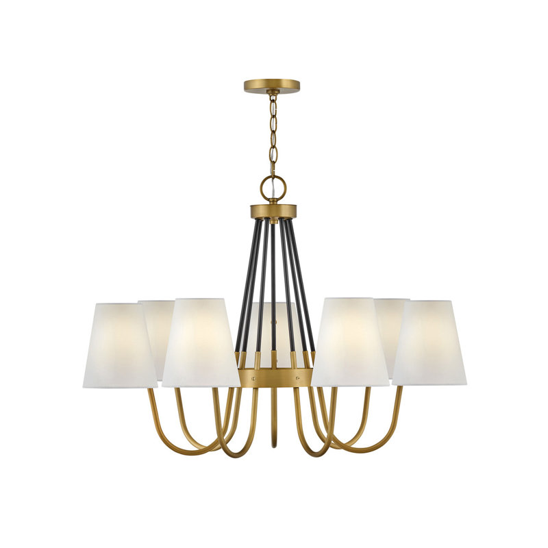 Lustre classique 5 lumières à abat-jour Arizona, 7