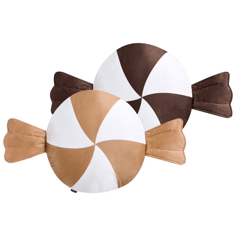 WHIRL CANDY Geometric Novelty Cushion