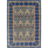 Transitional One-of-a-Kind Rectangle 4'1" X 5'11" Hand Knotted Area Rug