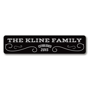 Plaque en aluminium personnalisée