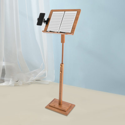Stefka Adjustable Melody Music Stand with Phone Holder