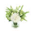 Green and White Hydrangea Arrangement