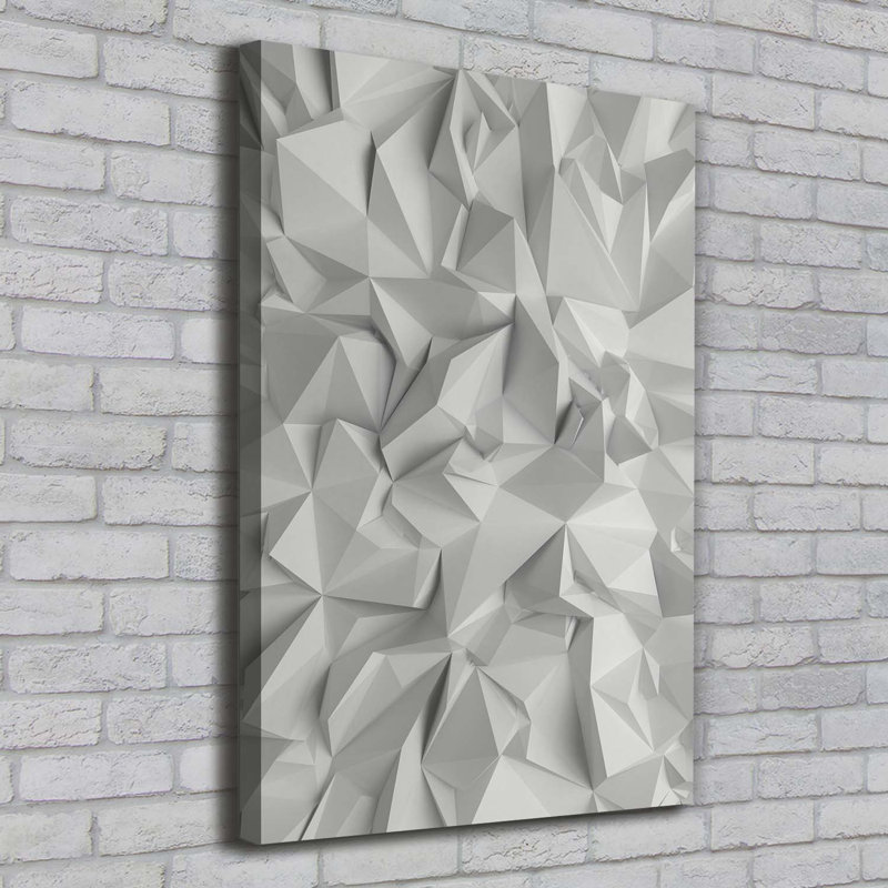 3D Abstraction - Wrapped Canvas Print
