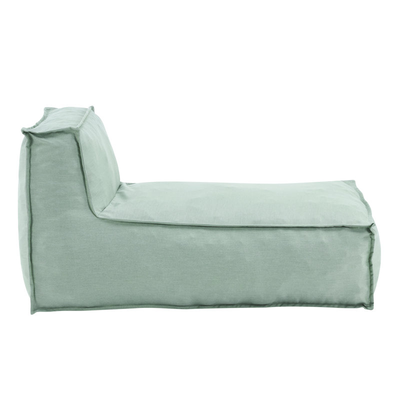 Fauteuil à billes avec housse amovible Brody, Polyester menthe