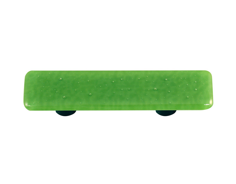 Poignée barre 3 po Solids, Vert forêt foncé / noir