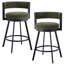 Tabouret de comptoir pivotant H 26,6 po Ayala-1630852331