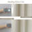 Vishrut Linen Blended Slub Textured 100% Blackout Back Tab Curtain Pair-1513606307-1513606334