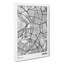 Map Madrid Spain - Wrapped Canvas Print-61877958