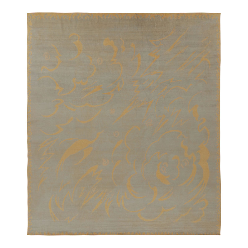Textural One-of-a-Kind 12'0X14'0 Hand Knotted Area Rug