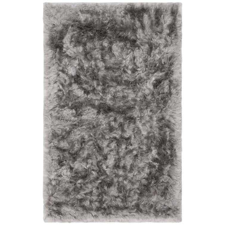 Morrell Shag Hand Tufted Performance Solid Color Rug