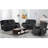 Wald 3 Seats Jacquard Recliner Chair Covers Furniture Protector Recliner Slipcovers With Elastic Bottom For Kids Pets-1282451967