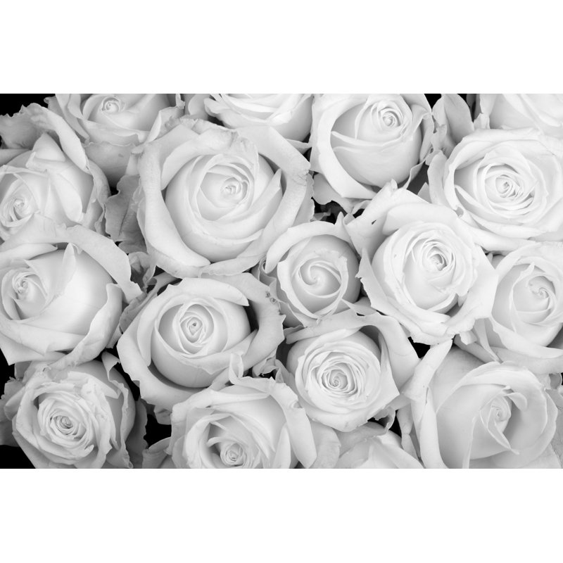 Roses For Funeral - Wrapped Canvas Print, 20cm H x 30cm W x 3.8cm D