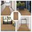 Runner Rug Hallway Non Slip Rubber Back Custom Size As Carpet Doormat Throw Rug Dark Beige-331261095