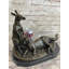 Kangourou Wallaby, Australie, mère Joey, statue de marbre en bronze, art australien