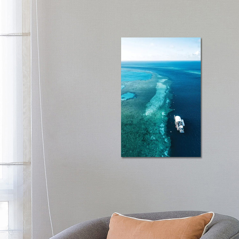 Great Barrier Reef Pontoon by James Vodicka - Wrapped Canvas Gallery-Wrapped Canvas Giclée, 66.04cm H x 45.72cm W