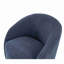 Fauteuil demi-tonneau pivotant en bois massif Boucle-896685193