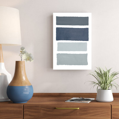 " Painted Weaving I Gray " by Piper Rhue Painting Print