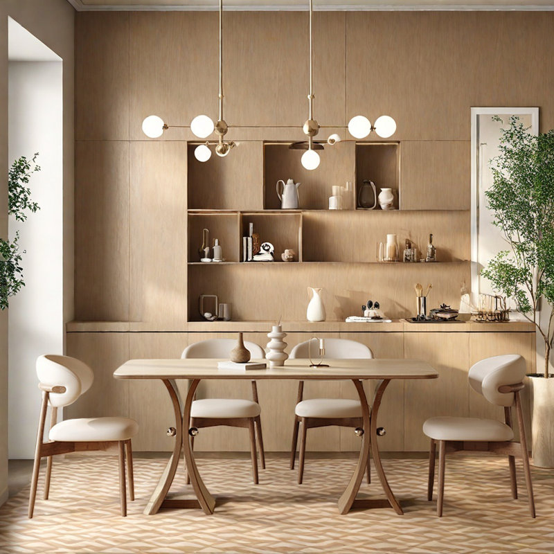 Ensemble de table de salle à manger rectangulaire Vintage, H 29,52 po x L 62,99 po x l 31,49 po