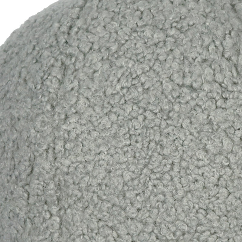 Coussin décoratif Poodle Ball, H 10 po x l 10 po, Étain