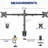 Dual Monitor 27" Array Desk Mount