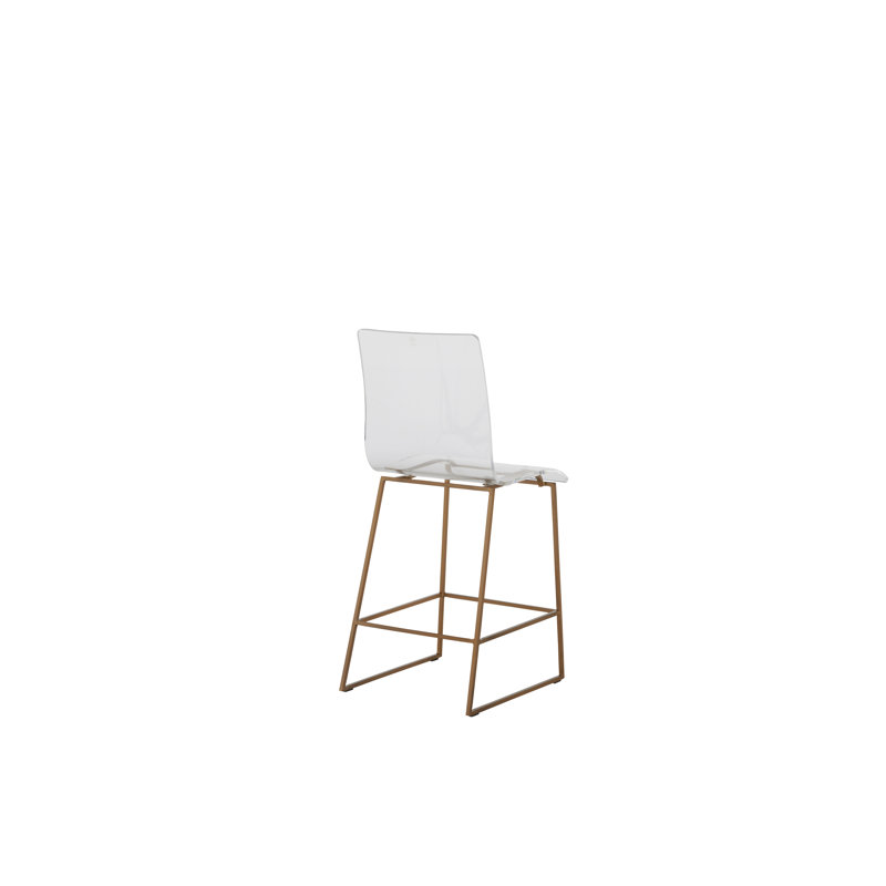 King Stool, Antique Gold, Counter Stool (24.75" Seat Height)