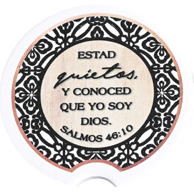 Ceramic Round 2 Piece Car Coaster Set