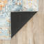 Tapis intérieur antidérapant Minyon - gris et orange-87903945