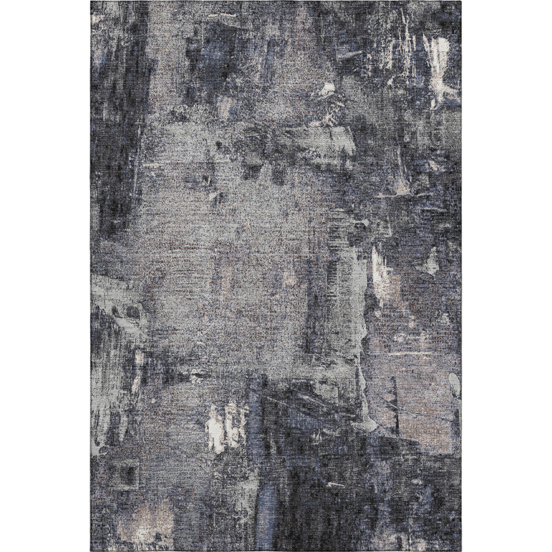 Premium Machine Washable Natoma AMF989 Abstract Rug, Rectangle 10' x 14'