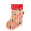  Stocking Checkered Gingerbread Print