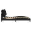 Structure de lit vidaXL sans matelas Hvar noir 137 x 190 cm-570231424-570231425