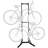 Steel Freestanding Adjustable Bike Rack