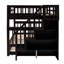 Lit superposé dans la chambre à coucher avec lit gigogne simple et système de rangement spacieux-2057128539