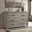 Commode double 6 tiroirs avec miroir Teme Wood